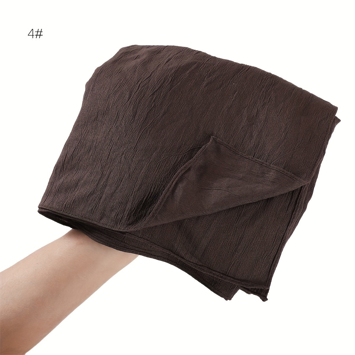 Women's Long Scarf Hijab Breathable Stretchable Solid Color Sun Protection