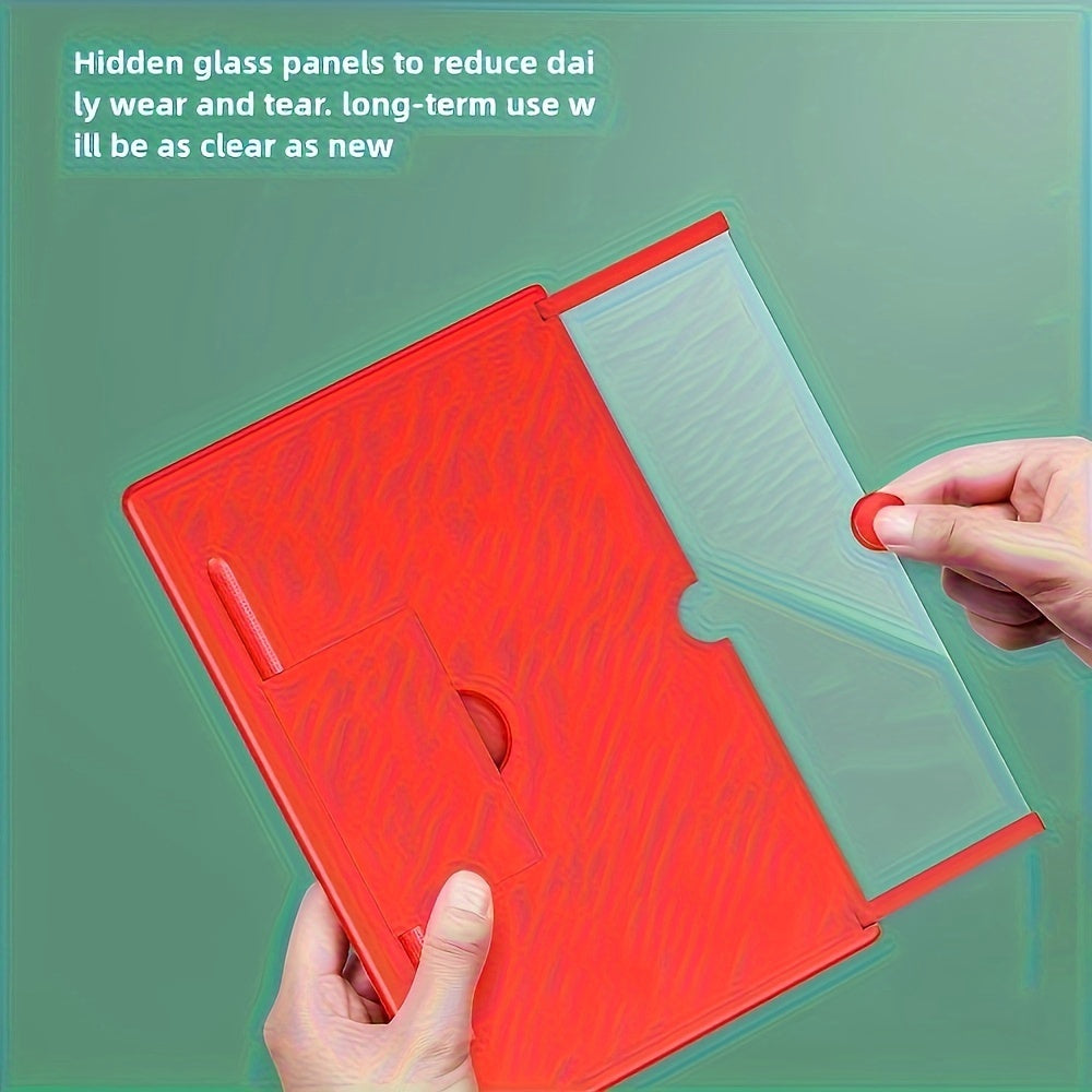 10-Inch HD Screen Phone Stand with Anti-Blue Light Eye Protection Foldable Clip-On Desk Mount