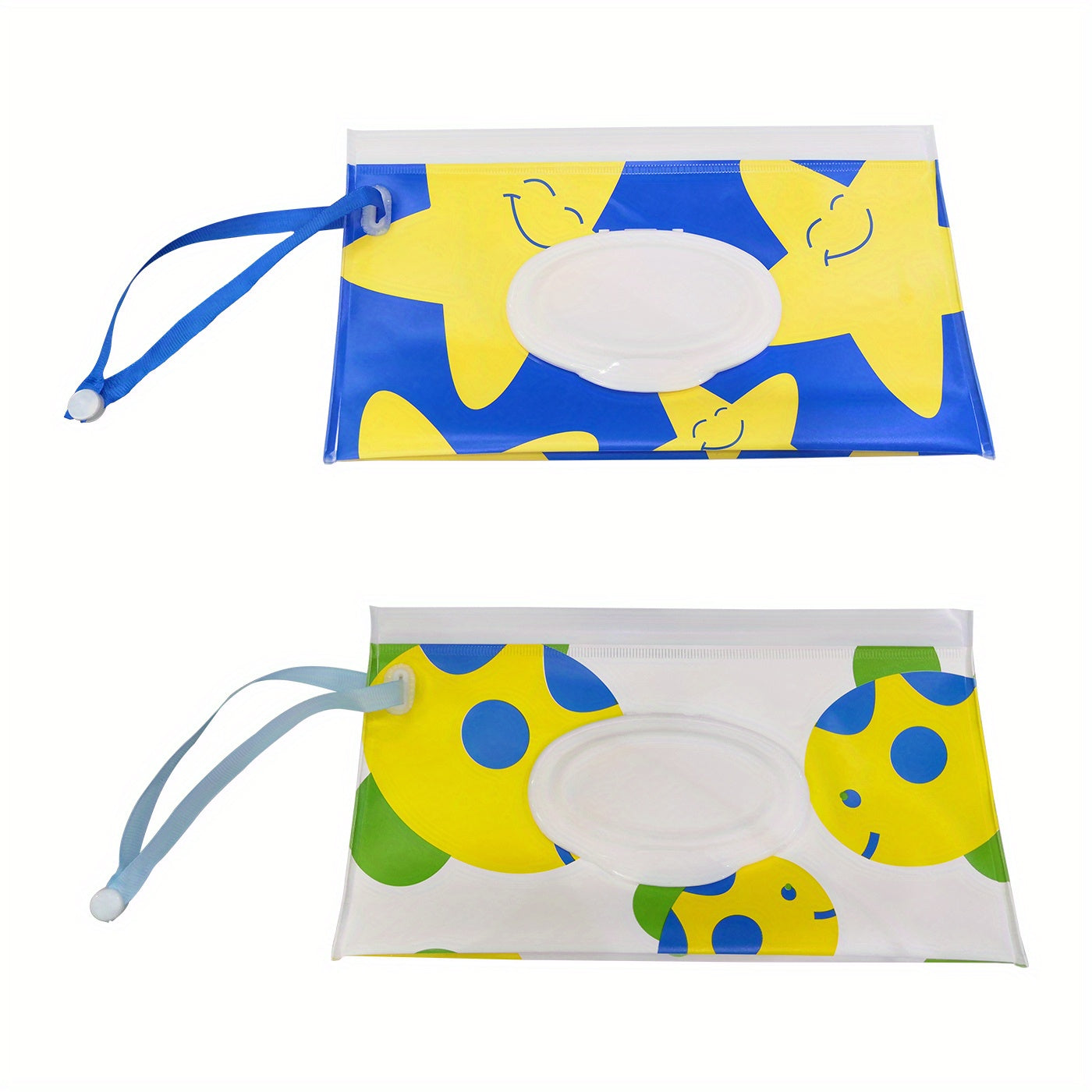 Set of 2 Reusable Wet Wipe Dispenser Containers for Travel and Gifts