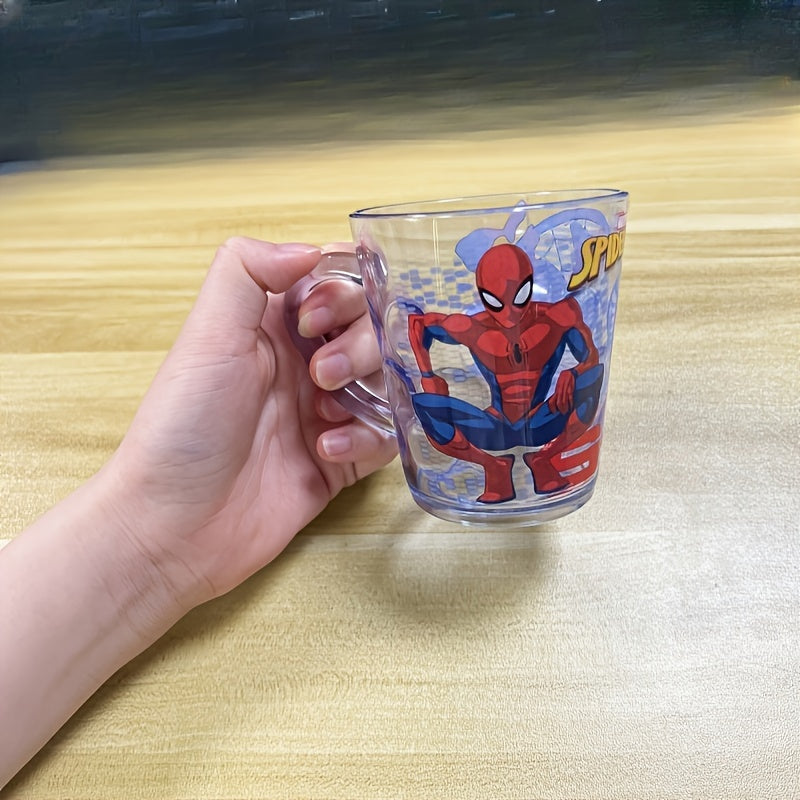 260ml Kids Water Bottle with Spiderman Design, Portable and Leakproof