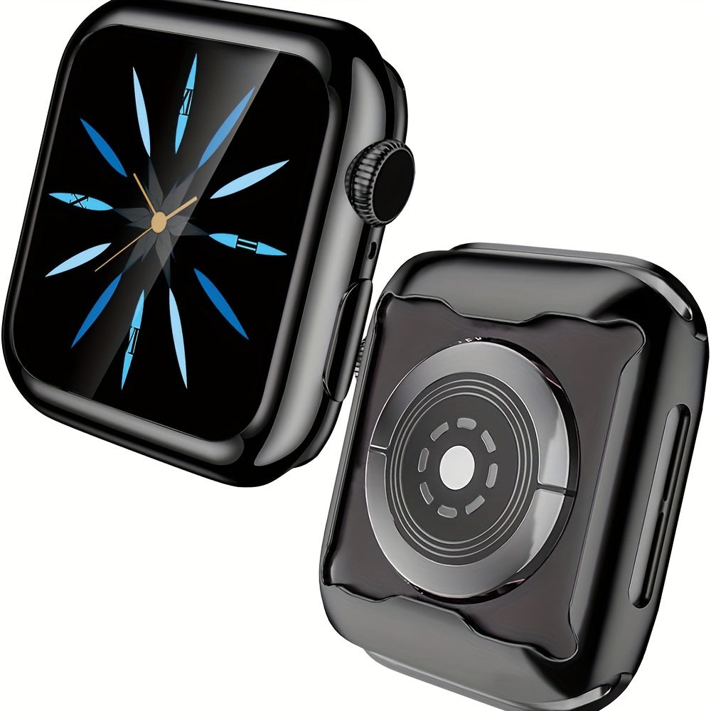 Set de funda completa de TPU para reloj inteligente para hombres y mujeres compatible con Apple Watch Series 38mm 49mm ultra delgado resistente a arañazos
