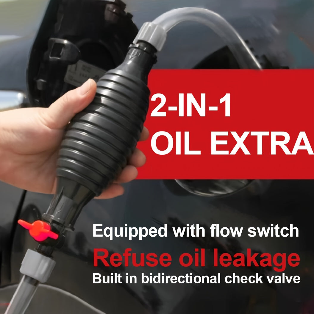 Manual Fuel Transfer Pump Siphon Pump for Gasoline Diesel Water