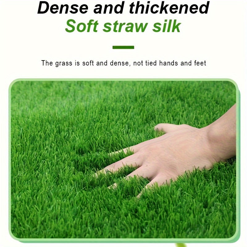 Reusable Dog Grass Mat for Training Odor-Control Artificial Lawn Non-Slip Indoor Outdoor