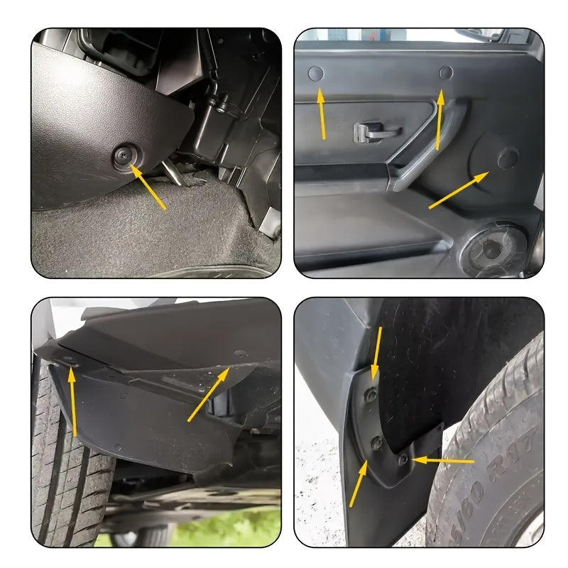 Car Retainer Clips Assortment 1000pcs PP Material Universal Fit with Screws