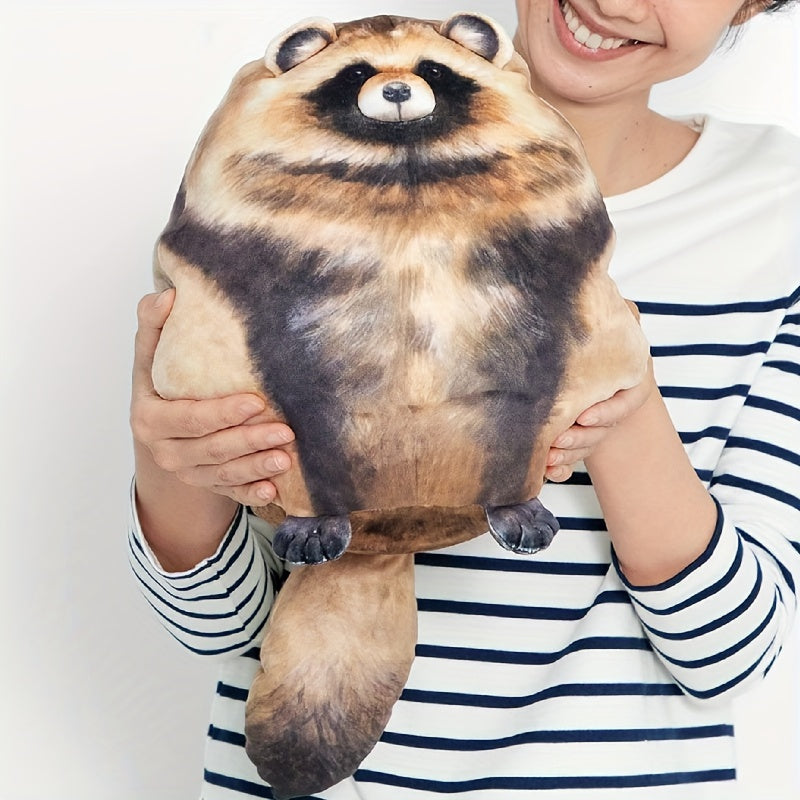 Kawaii Pallas Cat Plush Body Pillow for Pet Lovers and Room Decor