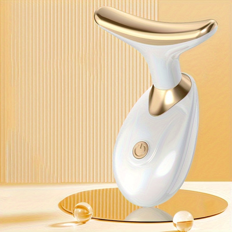 Портативный аккумуляторный массажер для лица и шеи для домашнего ухода за собой