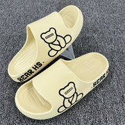 Yigitlar uchun Slip-On Slaydlar, turli ranglarda, sirpanishga qarshi EVA yozgi kundalik ichki poyabzal