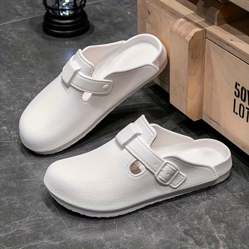 Unisex Breathable Closed-Toe Surgical Shoes Anti-Slip Indoor Clogs Beige Pink Black