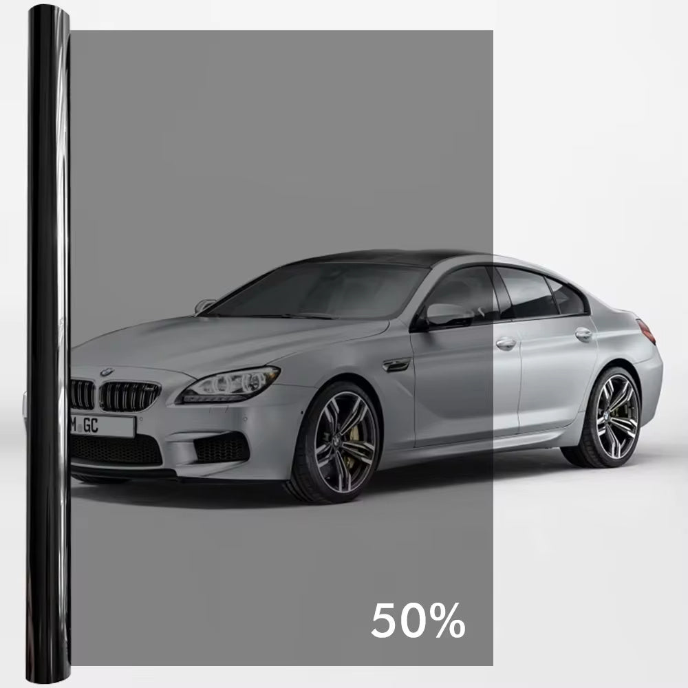 Car Window Film 50x300cm Colored Privacy Tint VLT 5-50% Explosion Proof
