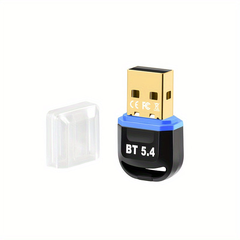 USB Bluetooth 5.4 Wireless Adapter for Windows 11/10/8.1 with Backward Compatibility