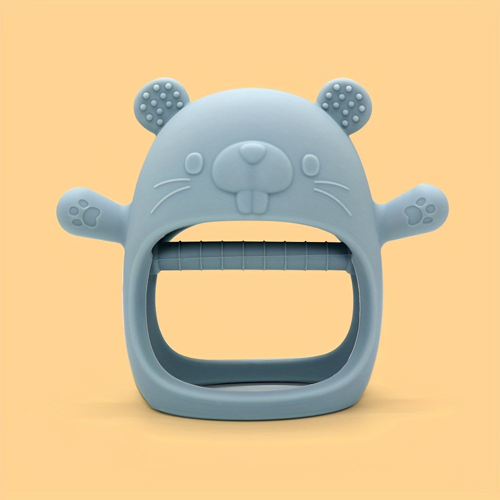 Yangi tug'ilganlar uchun bolalar silikon tishlagich, oziq-ovqat sifatidagi tishlagich o'yinchoq, Rojdestvo sovg'asi