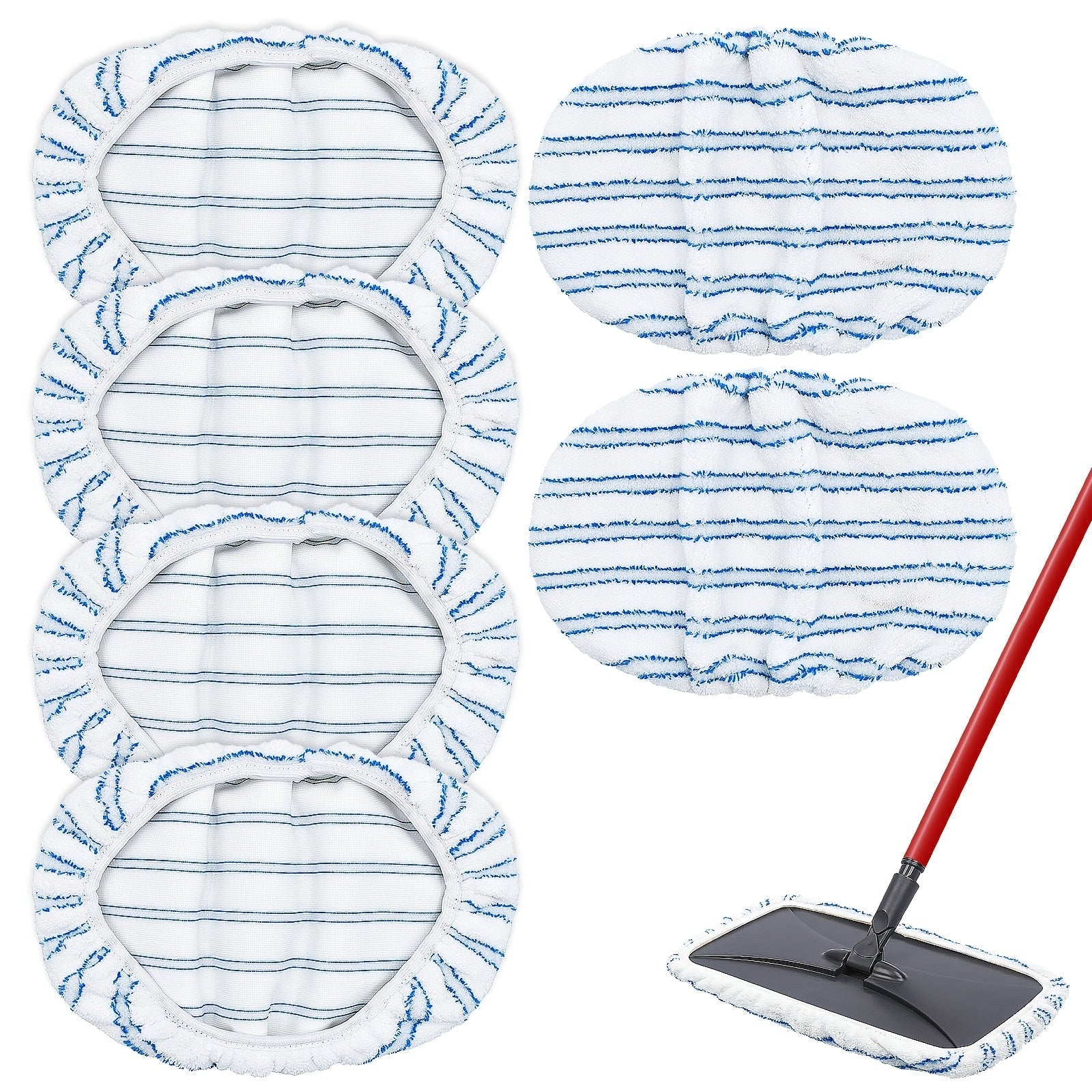 Microfiber Flat Mop Replacement Pad 15x8 for Dry Wet Floor Cleaning