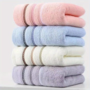 Soft Cotton Hand Towels with Striped Pattern for Home Travel and Outdoor Use