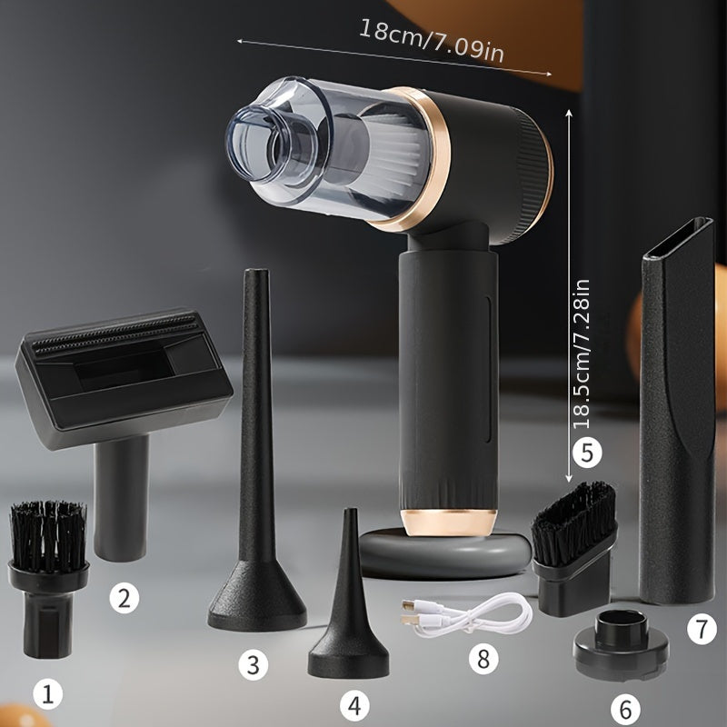 Wireless Portable Vacuum Cleaner with Strong Suction for Car and Home