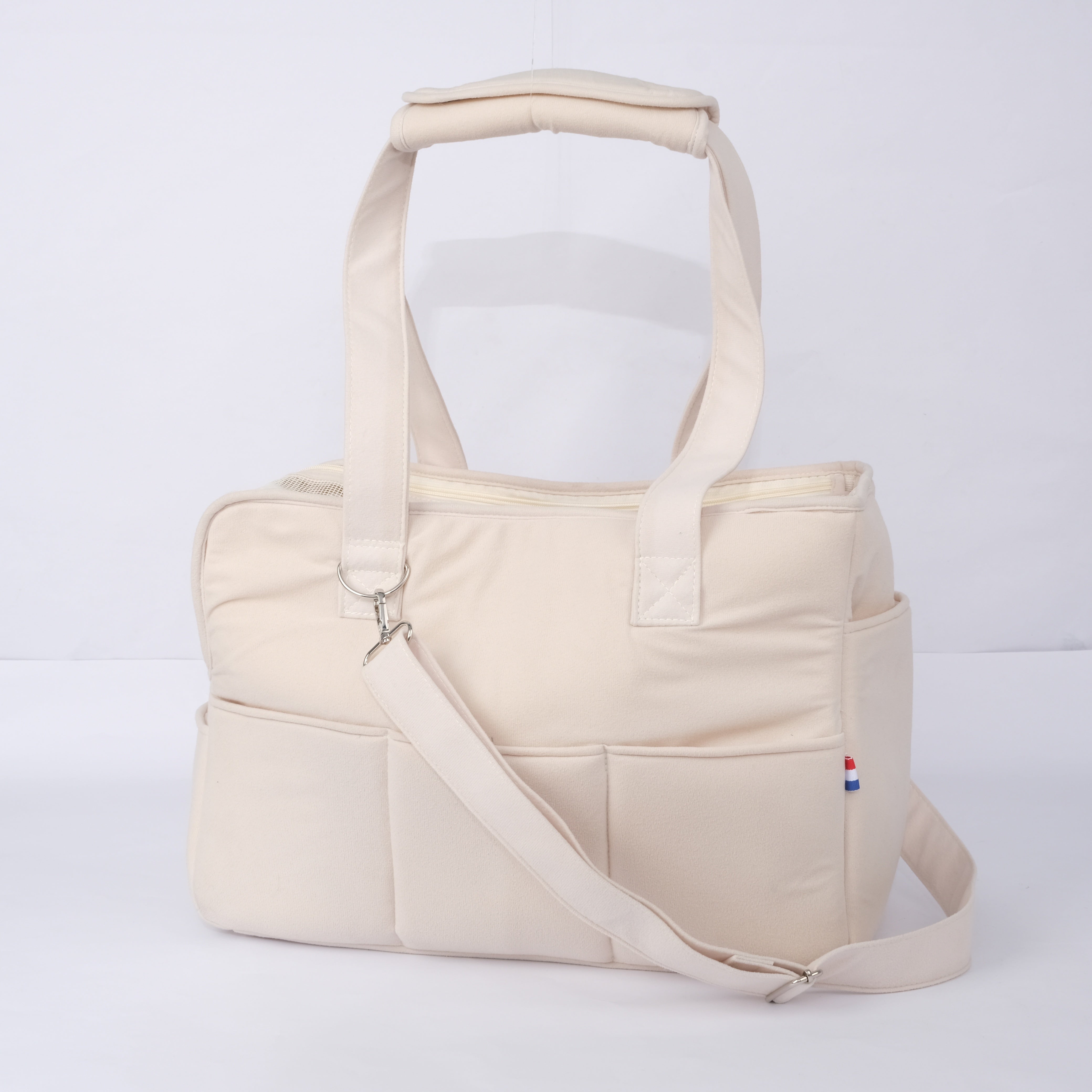 Breathable Pet Carrier Bag for Small Dogs Travel Shoulder Bag Polyester Lightweight