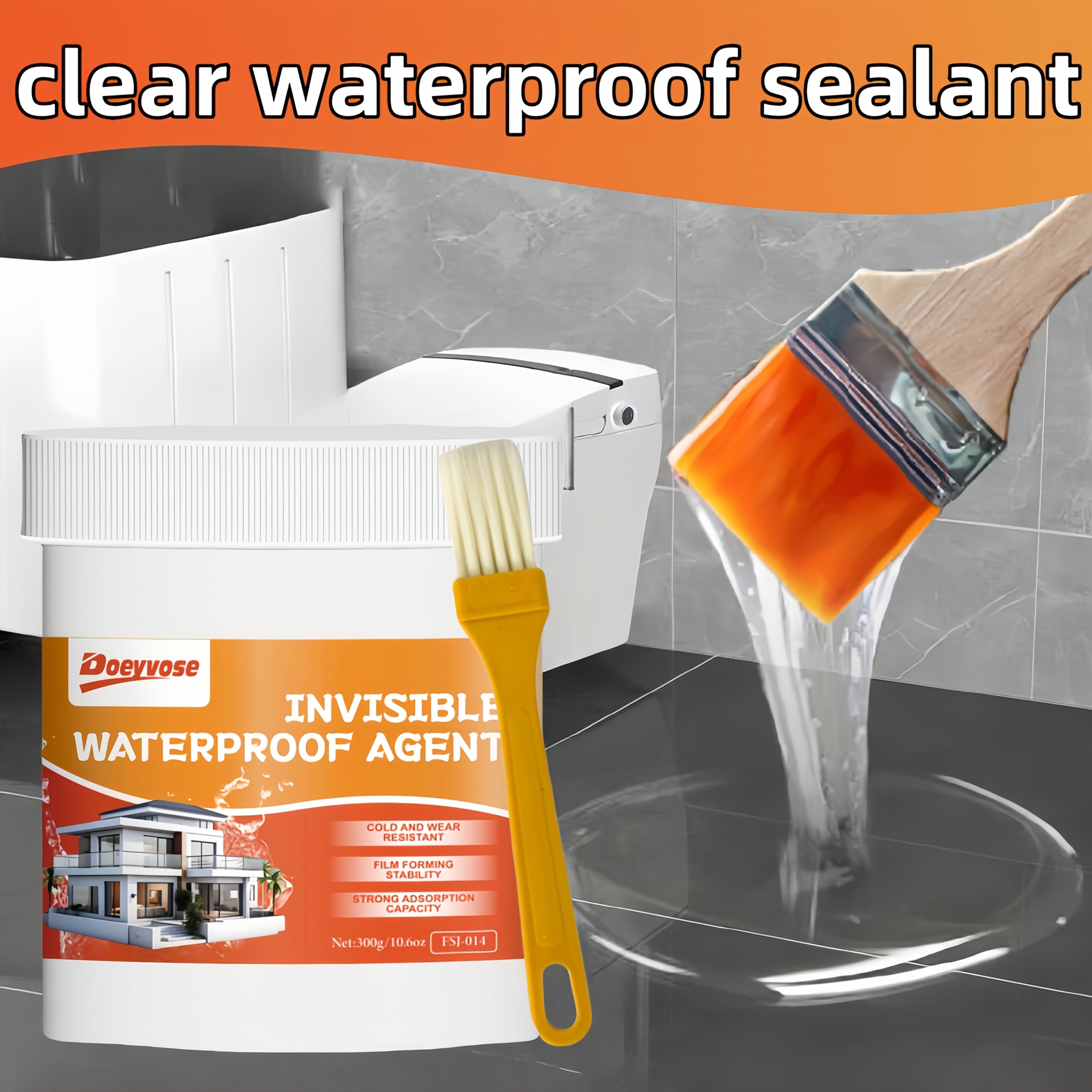 Flexible Sealant for RV Bathroom Kitchen Wall Roof Waterproof Multi-Purpose