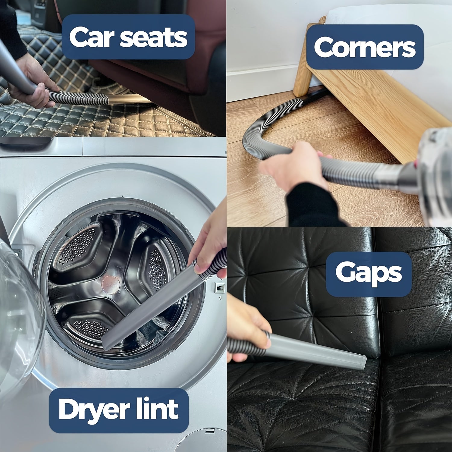 Yumshoq, uzun shlang tozalash aksessuari V6 V7 V8 V10 V11 V12 V15 simsiz vakuumlar uchun 2 ta ulanish bilan, burchaklar va bo'shliqlar uchun moslashuvchan bo'shliq kengaytmasini taqdim etadi.