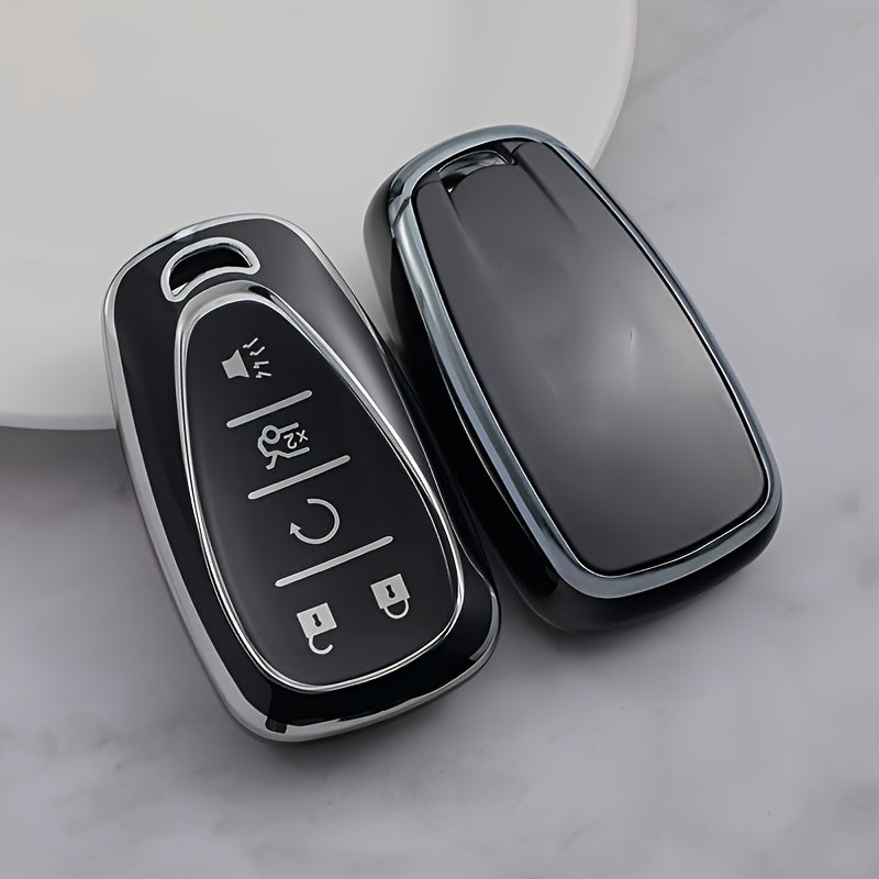Car Key Fob Shell With 5 Buttons for Chevrolet Malibu XL Plastic Durable