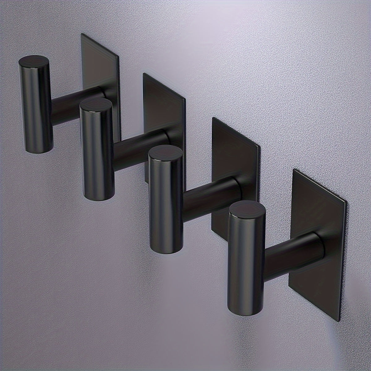 Bathroom Hardware Set Includes Towel Rack Toilet Paper Holder and Hooks