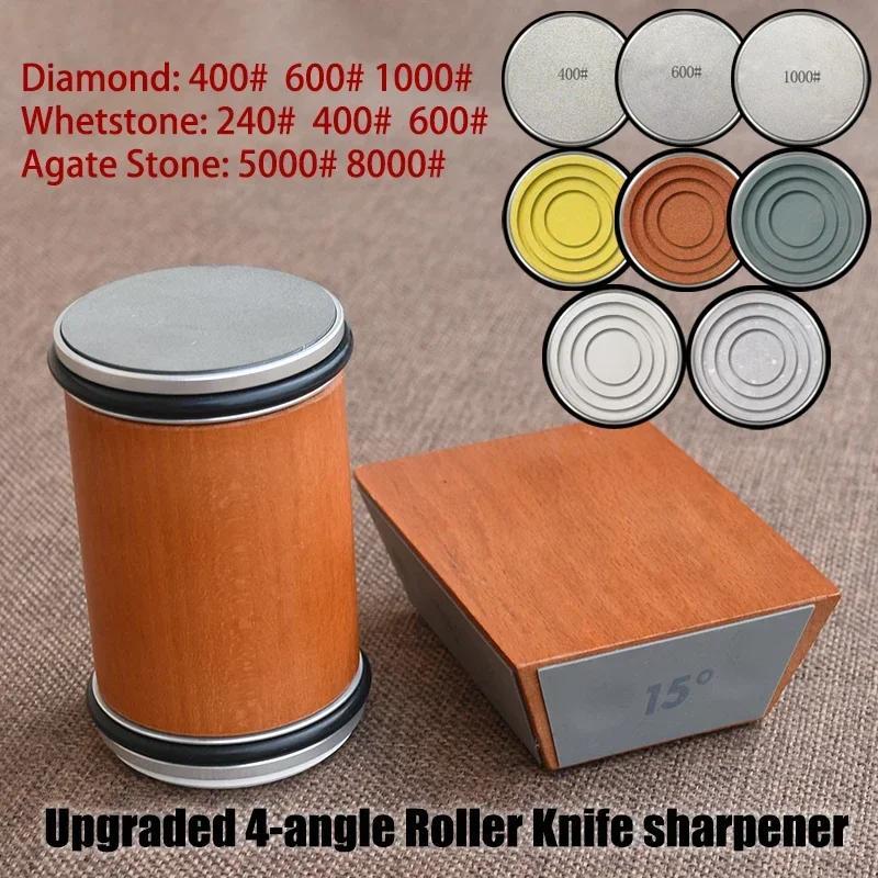 Diamond Knife Sharpener Manual 400/600/1000 Grit 4-Angle Fixed Sharpening System