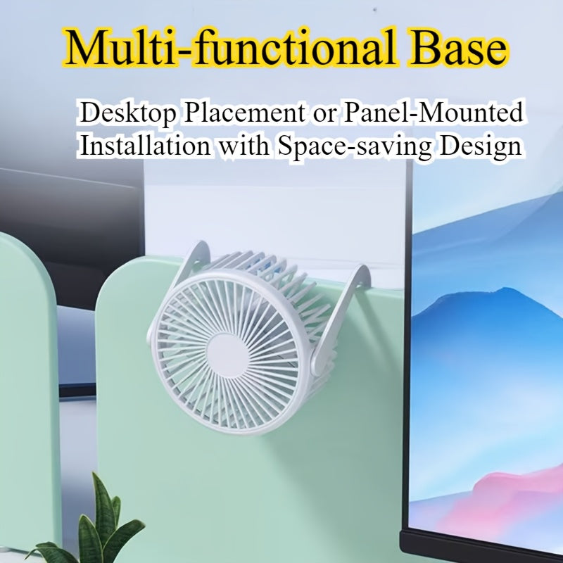 Mini USB Desktop Fan for Office Home Travel Camping Safe 36V Sleek Modern Design