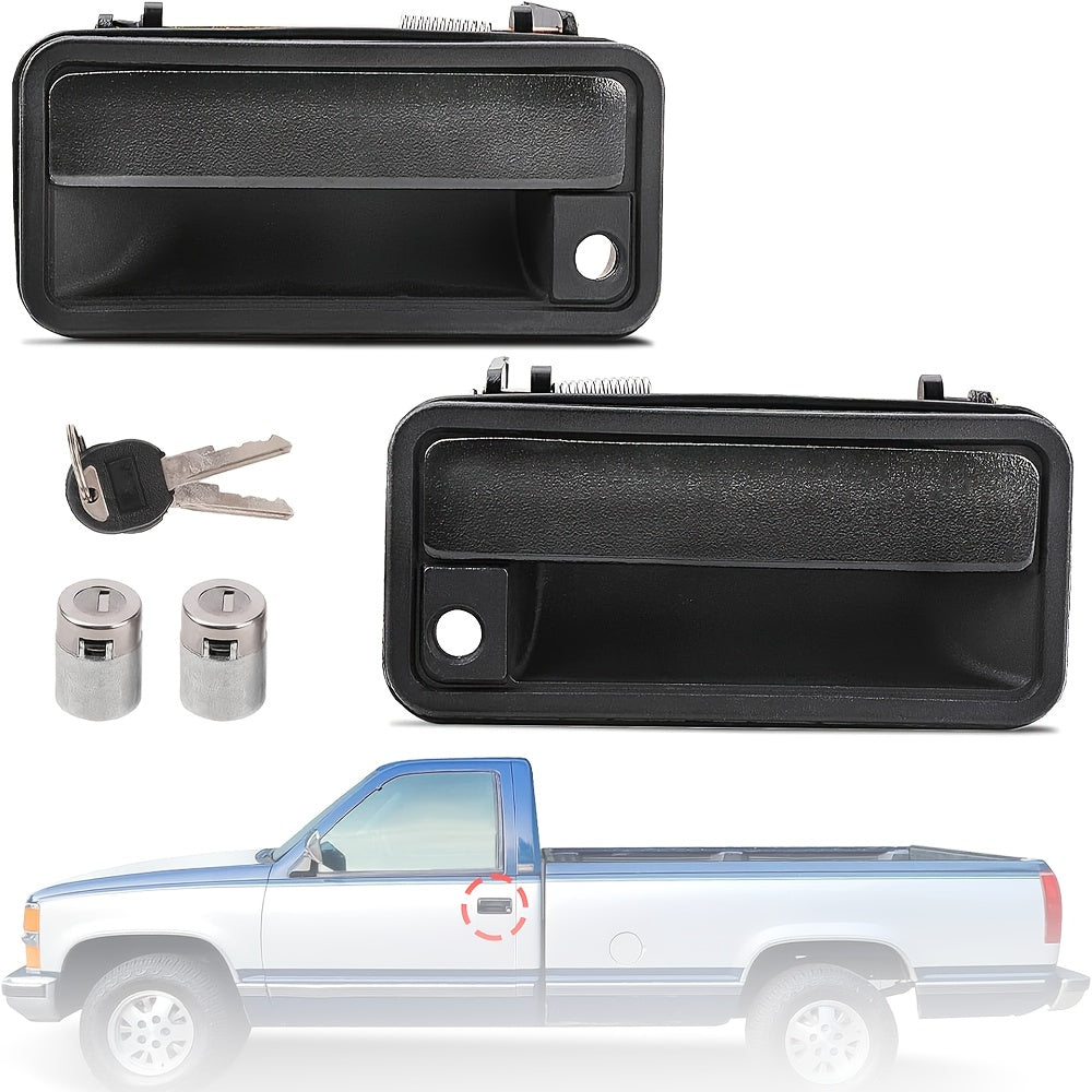 Front Rear Exterior Metal Door Handles for Chevy GMC Vehicles 1995-1999