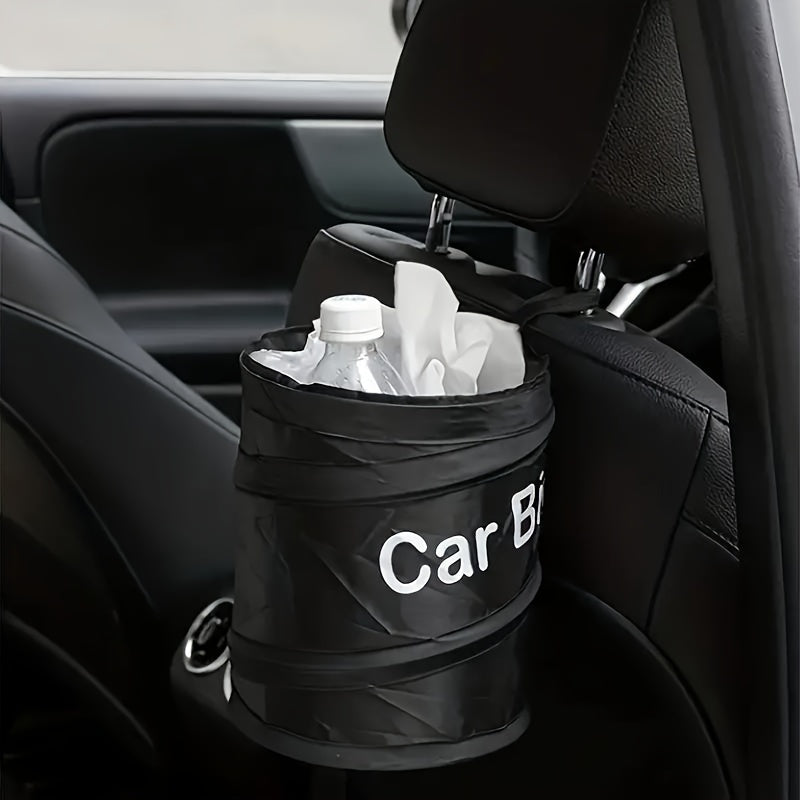 Portable Folding Trash Can for Car Home Office Leakproof Hangable