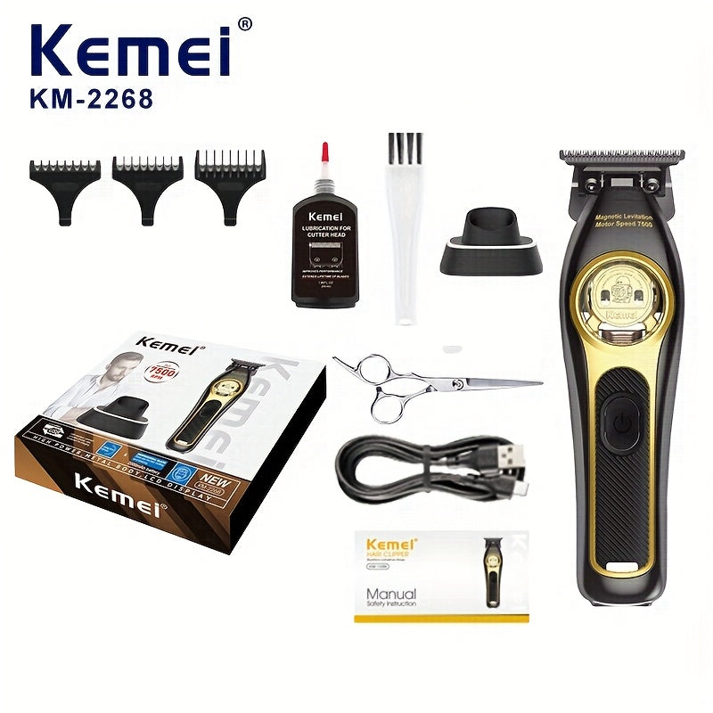 Salon Electric Hair Clippers with DLC blades USB charging 7500RPM