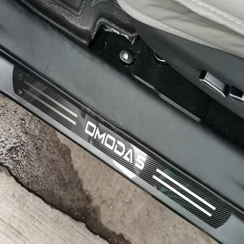 4 dona zanglamaydigan po'latdan yasalgan eshik to'shagi himoyasi Omoda5 uchun eshik himoyasi