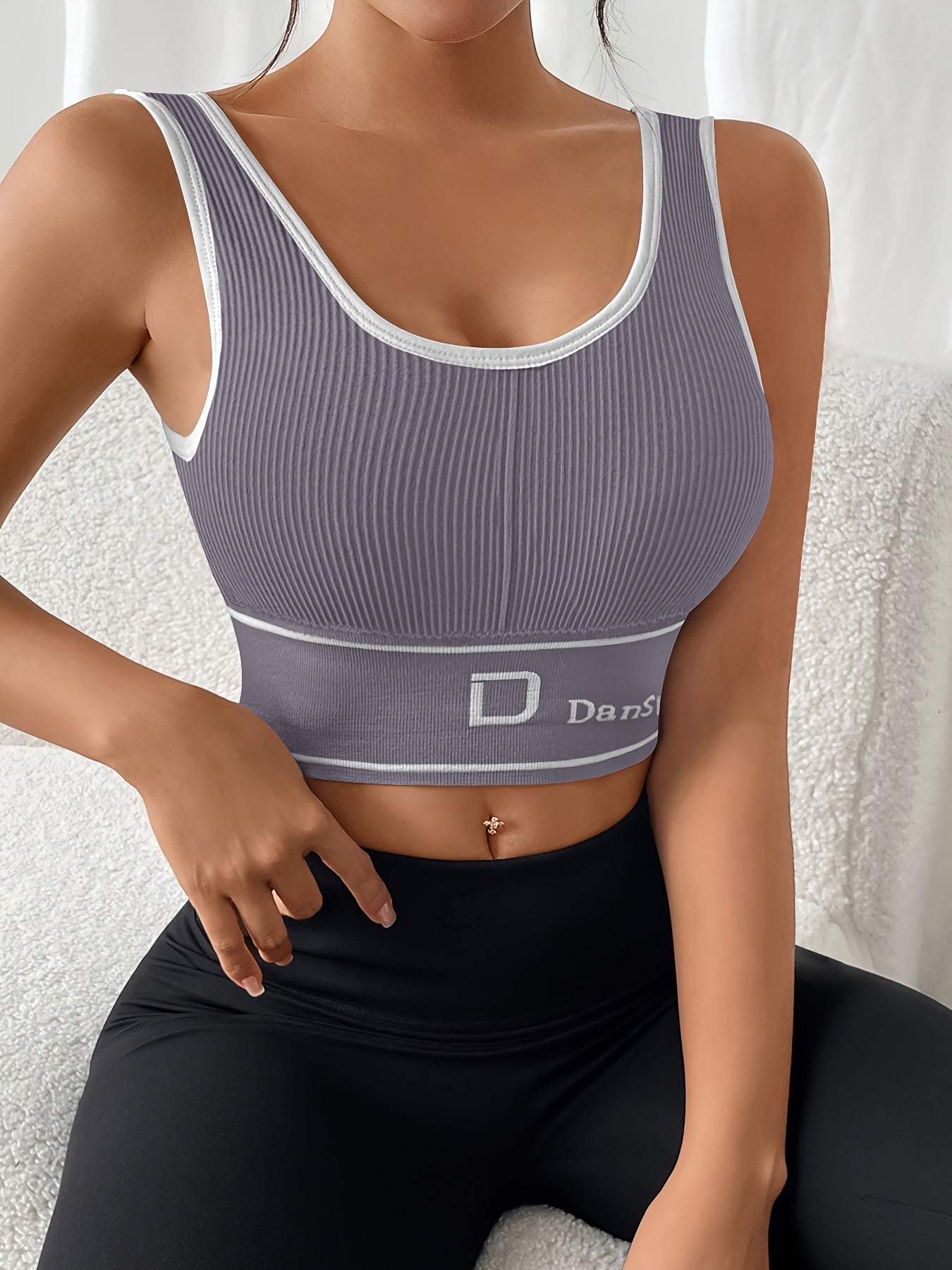 Plus Size Sports Bra 5-Pack Backless Padded Supportive Yoga Running