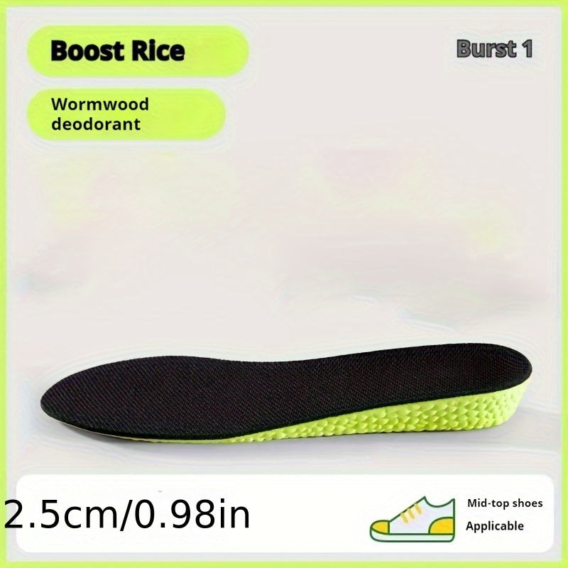 Men Women EVA Anti-Shock Insoles Breathable Comfort Indoor Sports