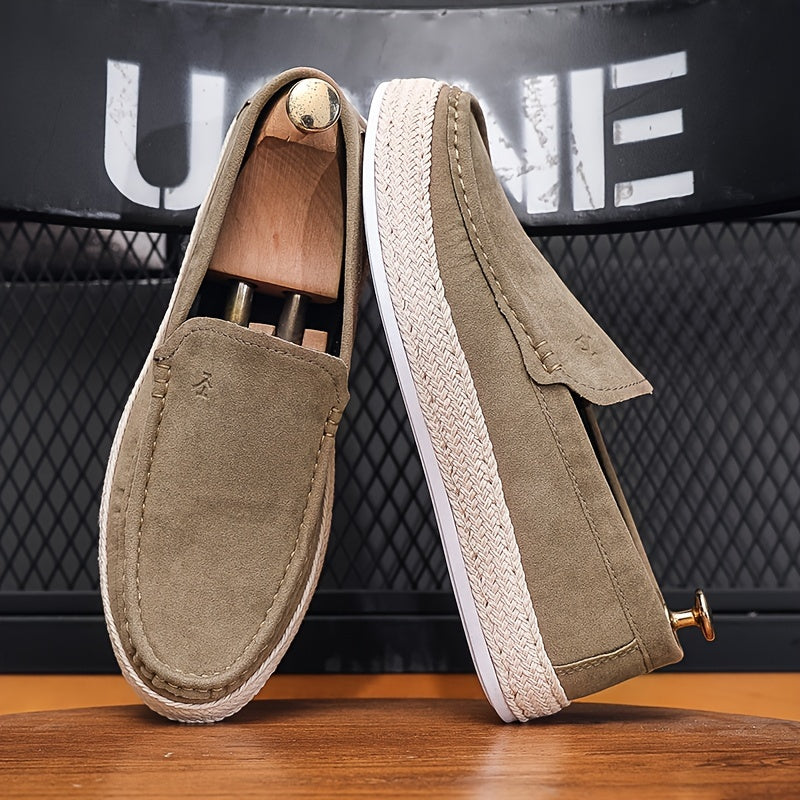 Men's Casual Slip-On Shoes Non-Slip Sole for Walking Traveling Fishing