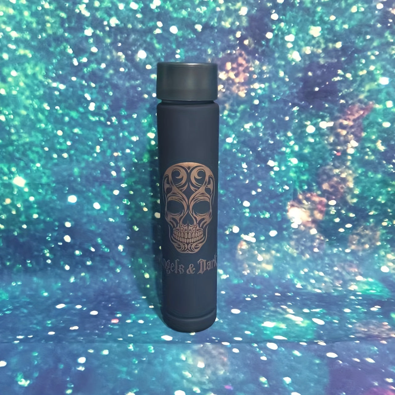 Dark Skull and Angel Water Bottles 300ml 700ml 2000ml Leak-Proof Durable