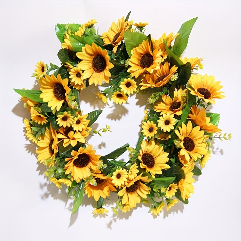 Paquete de 100 cabezas de girasol artificial de 1.57 pulgadas para decoración navideña y de interior