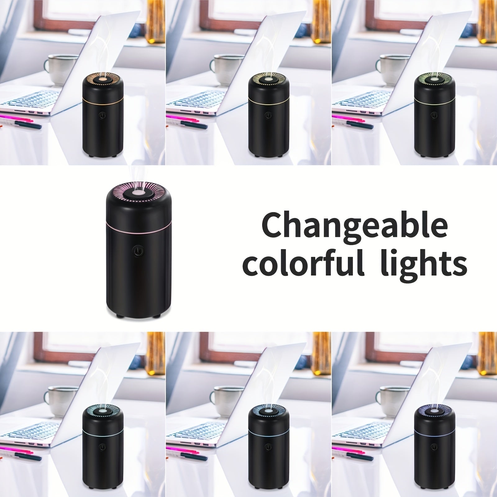 Мини-USB автомобильный ароматизатор с LED-ночником и ультразвуковым распылителем