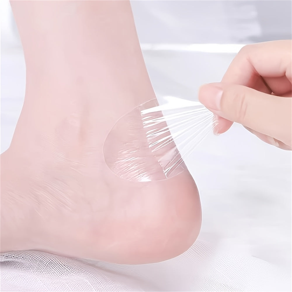 Women's Soft Plastic Shoe Inserts 50pcs Anti-Friction Heel & Toe Pads