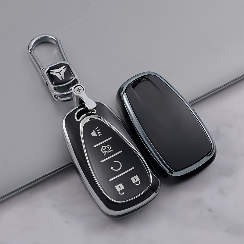 Car Key Fob Shell With 5 Buttons for Chevrolet Malibu XL Plastic Durable