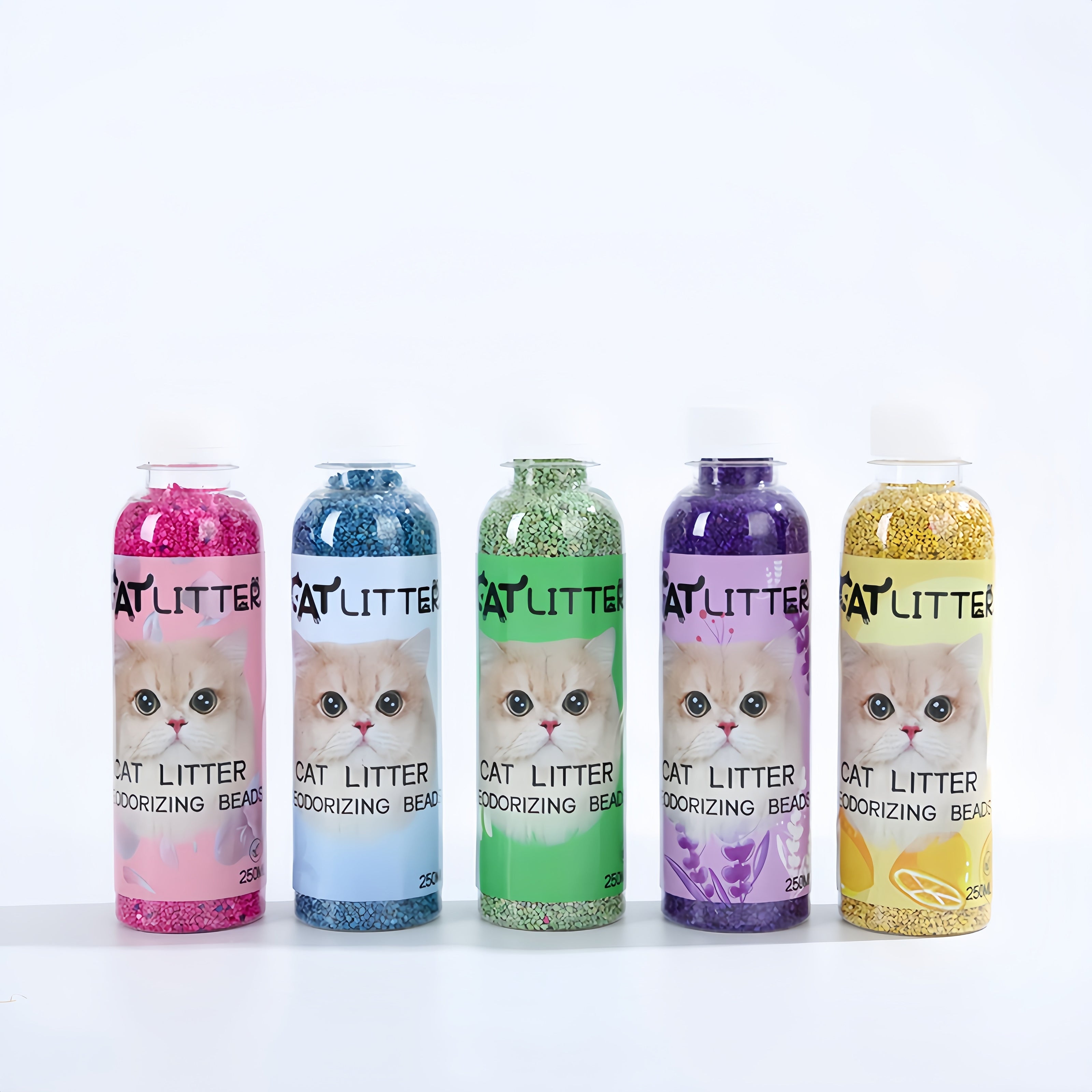 Plant-Based Cat Litter Deodorizer Beads Odor Eliminator Fragrant Fresh Scent