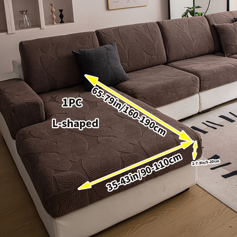 Растяжимый жаккардовый чехол для дивана на все сезоны, моющийся, противоскользящий, подходит для гостиной и офиса