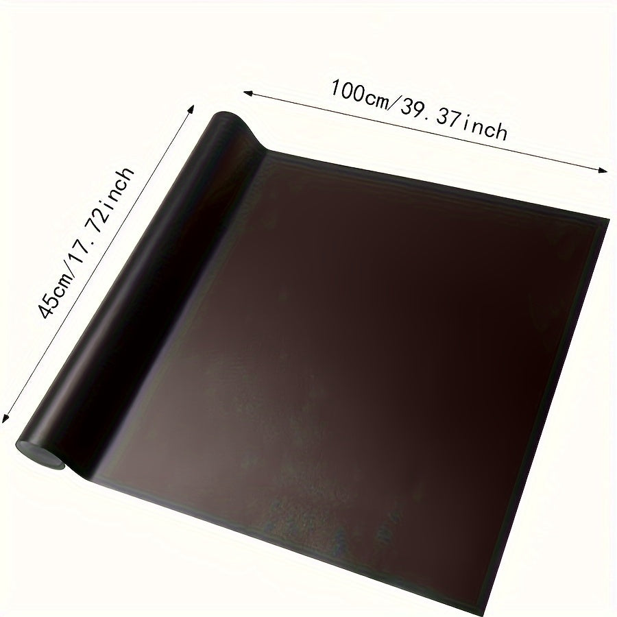 Self-Adhesive Chalkboard Wallpaper Roll with 5 Colored Chalks Dry Erase Message Board for Office School Home