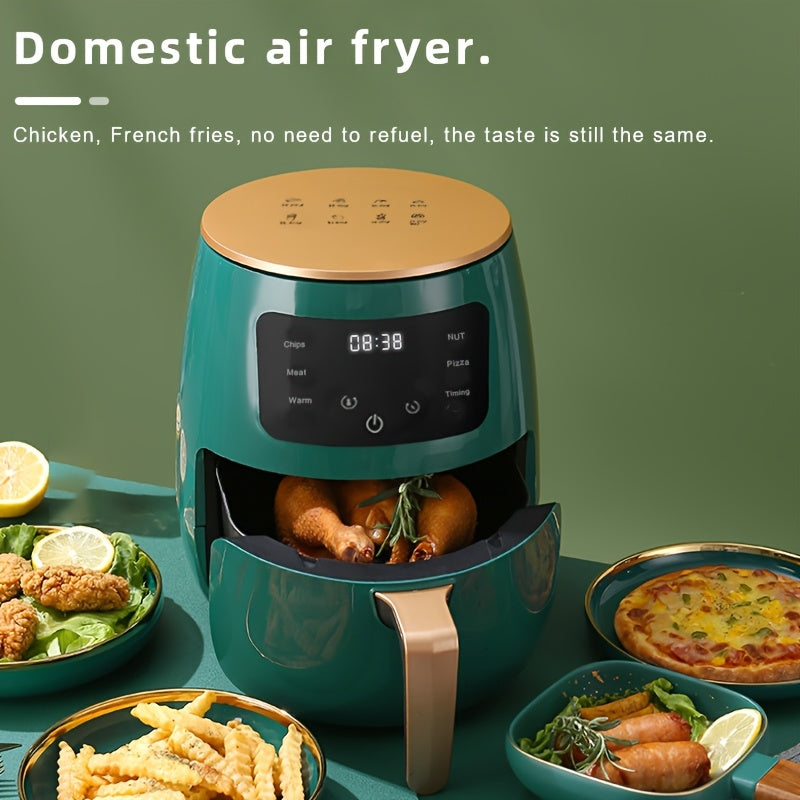 220V Европейский стандартный интеллектуальный электрический аэрогриль 4,5 л с низкой масляной емкостью