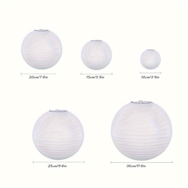 Rang-barang Yapon qog'oz chiroqlari uy partiyalari, to'ylar, bayramlar, Hallowe'en, ko'p o'lchamlar