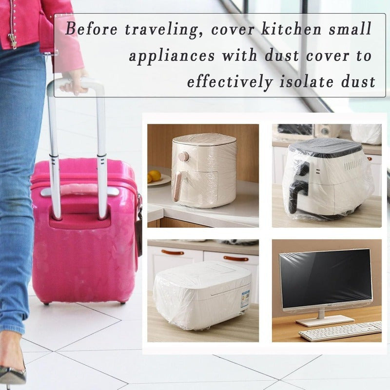 Universal Plastic Kitchen Covers Waterproof Dustproof Oil-Proof Cockroach-Proof