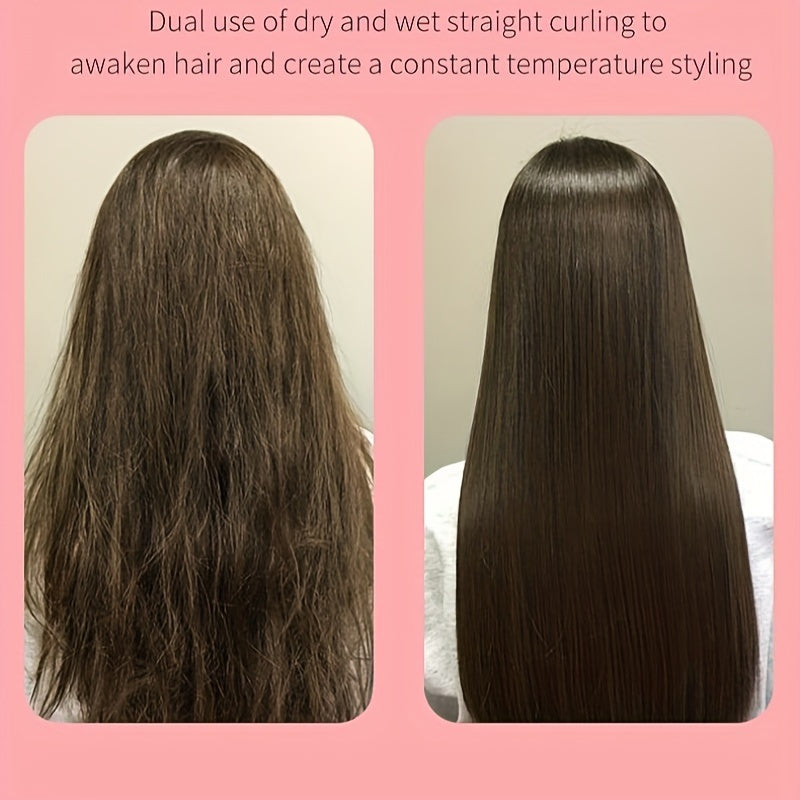 Electric Hair Clipper with Dual Trimming and Straightening Functions, USB Rechargeable, Portable Personal Care