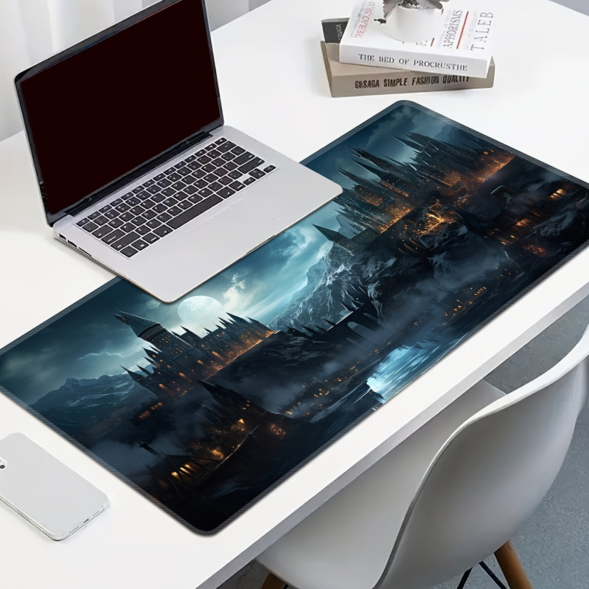 Large Extended Gaming Mouse Pad Rubber Non-Slip Washable Desk Mat with Precision Edge Stitching