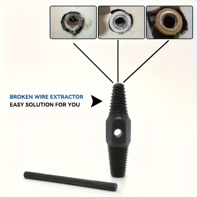 Инструмент для извлечения винтов из углеродистой стали для удаления поврежденных болтов и винтов из труб, клапанов и кранов