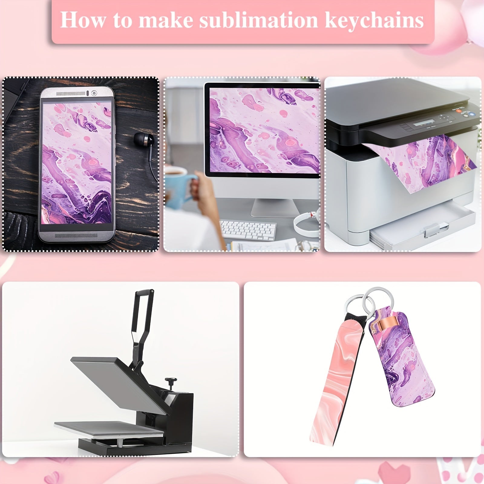 Набор из 20 пустых лямок для запястья с сублимацией, оснащенных брелками для держателей губной помады. Эти лямки изготовлены из неопрена и идут с пустым держателем для ключей в виде губной помады, идеально подходящим для проектов по термопередаче.