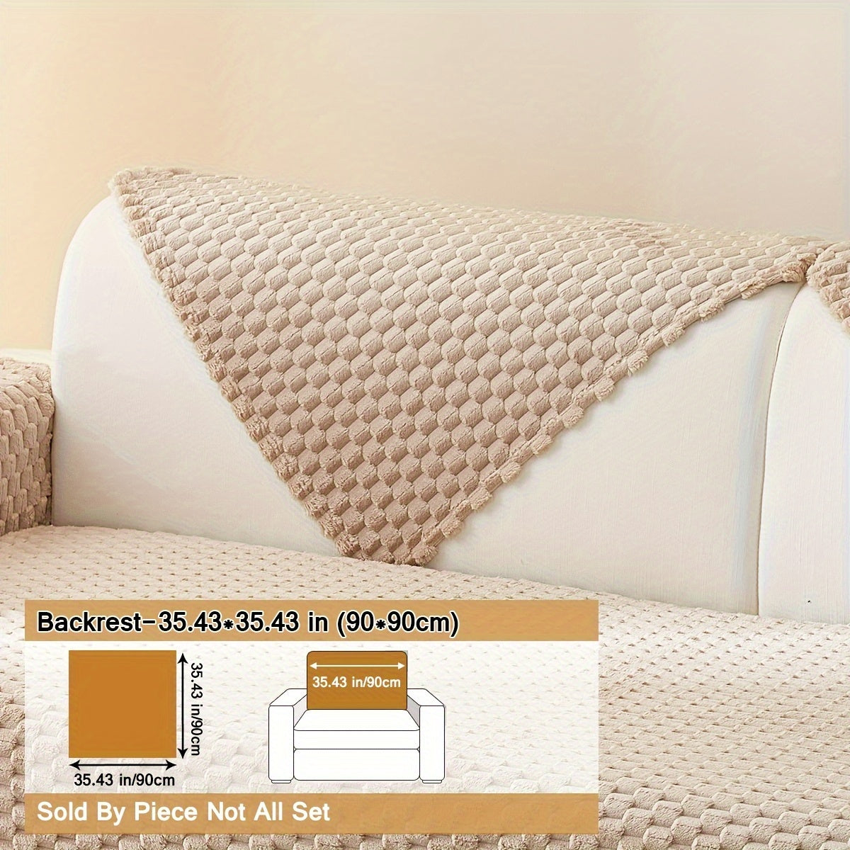 Чехол на диван из полиэстера для кресла до секционного, нескользящий, царапиноустойчивый, моющийся в машине, домашний декор