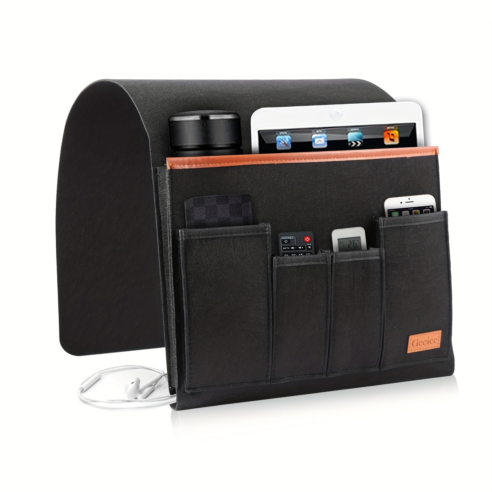 Baby Organizer with 5 Pockets for Mom and Baby Storage for Remote and Essentials