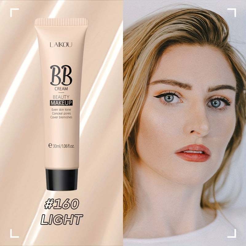 Women Waterproof BB Cream Concealer Full Coverage Makeup Foundation 30ml